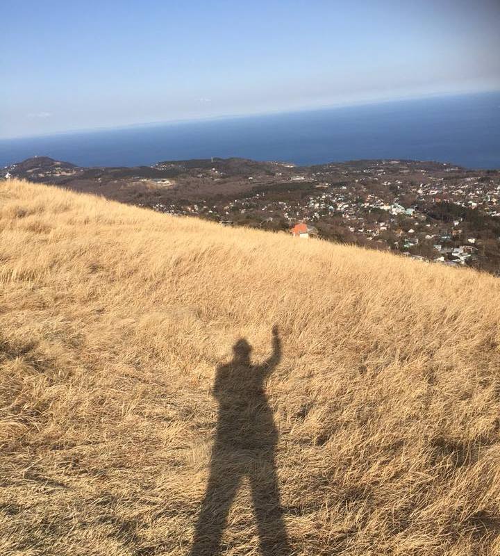 大室山のお鉢巡りでおもしろい写真を撮ろう