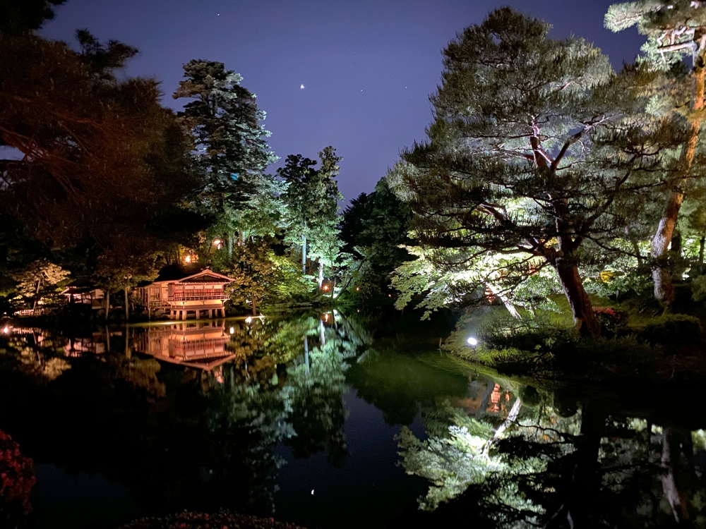 金沢兼六園・ライトアップ