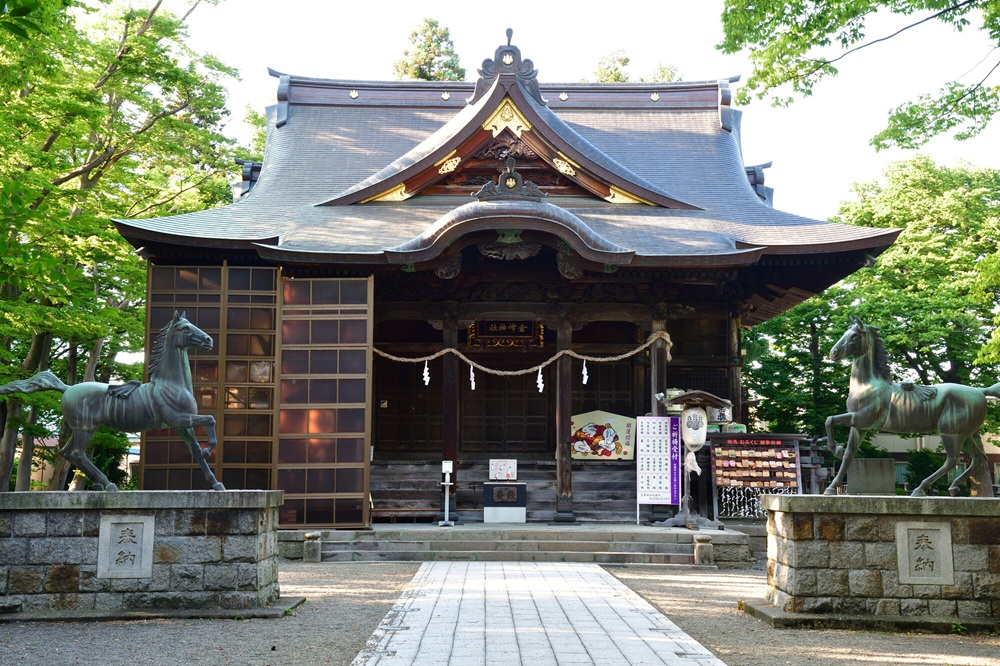 金峯神社の狛馬