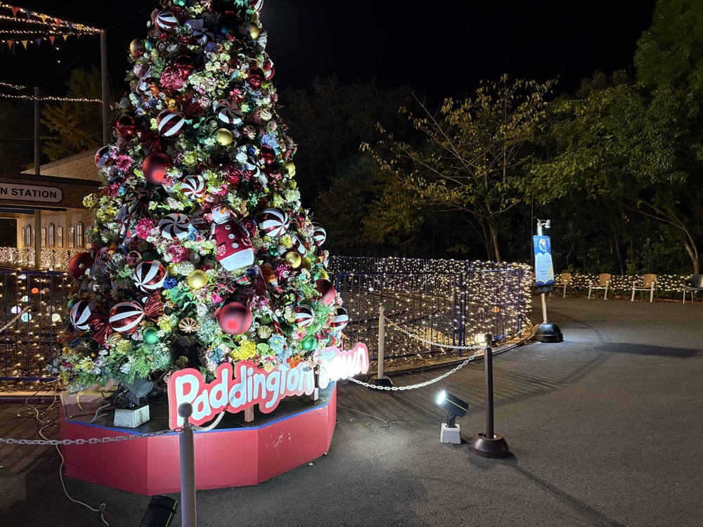 パディントンタウンもクリスマス仕様に