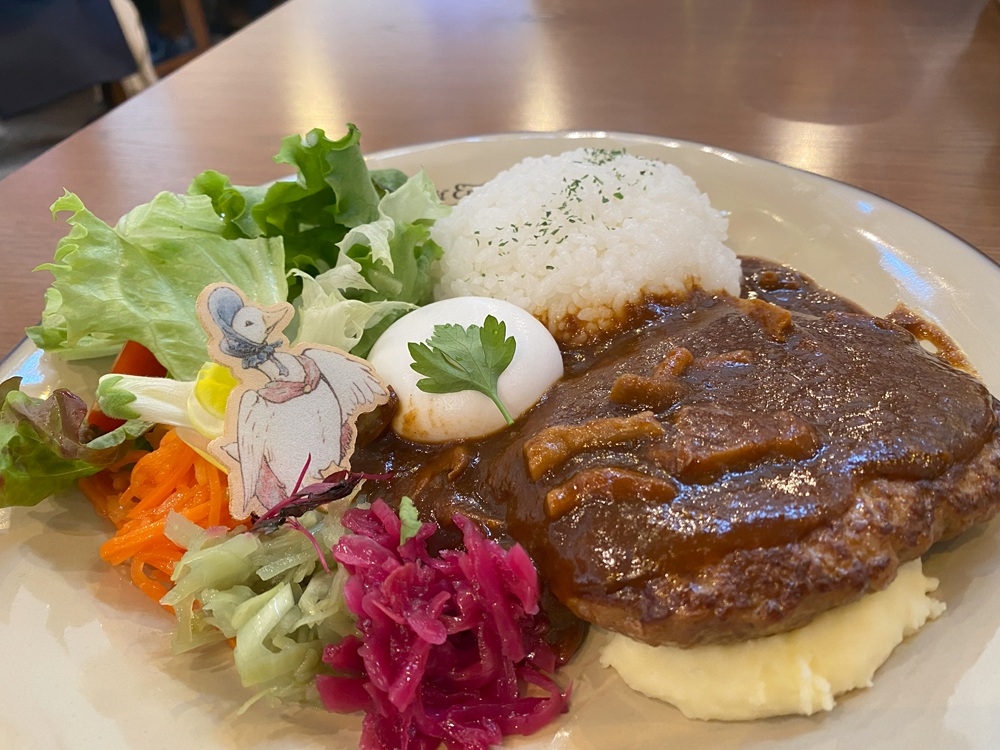 「ジマイマのエッグハンバーグ」