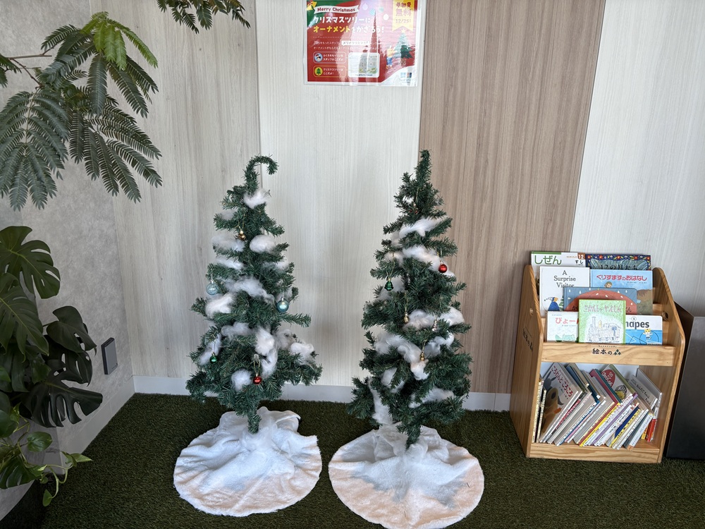 クリスマスツリーにオーナメントを飾ろう