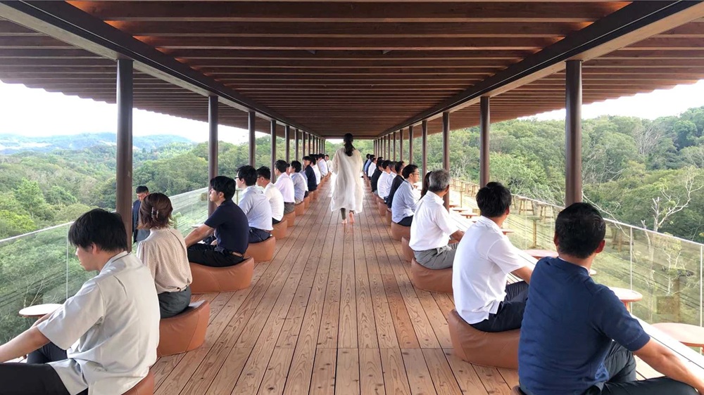 社員研修で“禅”体験を
