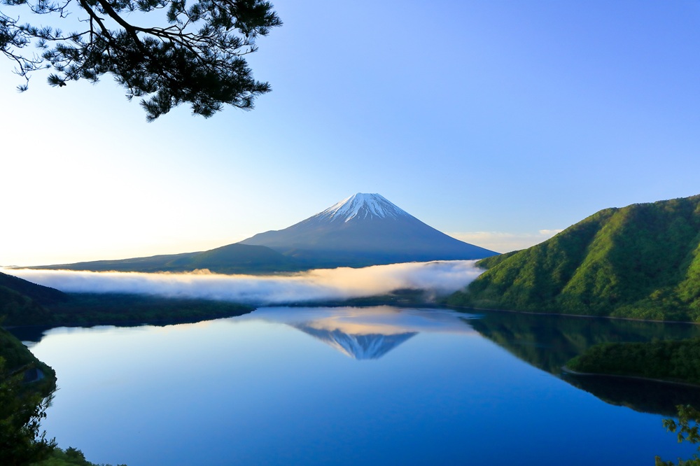 旧・千円札の富士山で有名な本栖湖