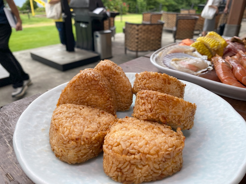 焼きおにぎり付き
