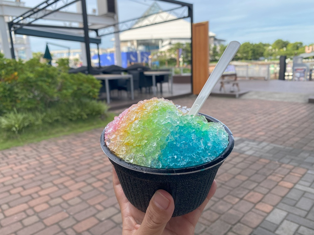 「シロップかけ放題かき氷」