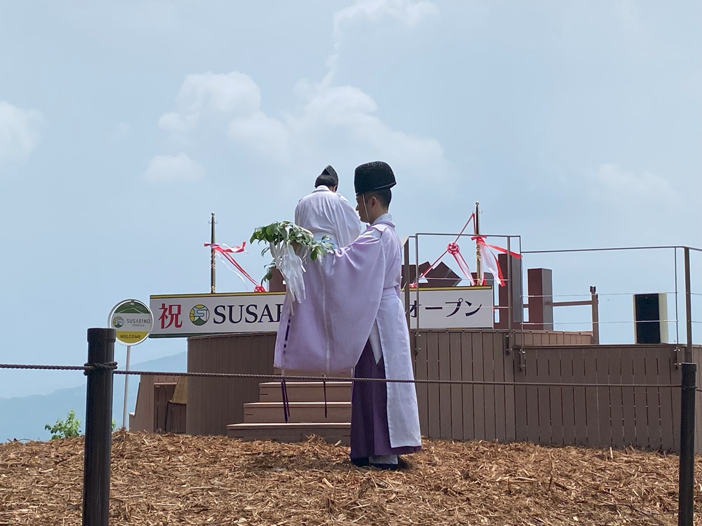 SUSABINOテラスのお清め