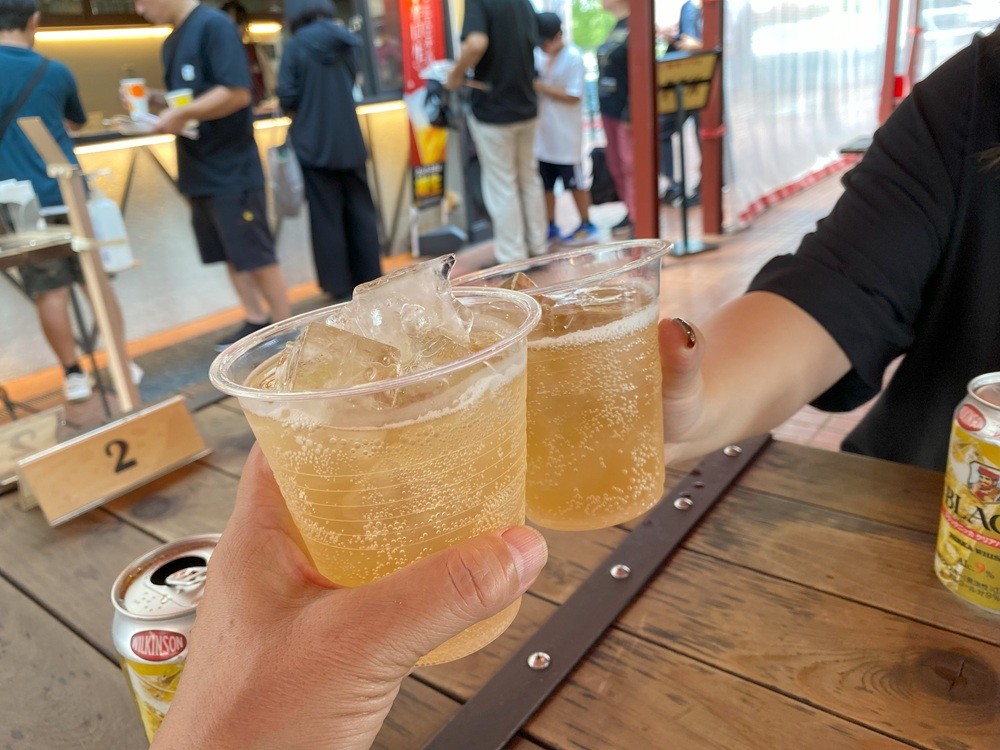 ハイボールで乾杯