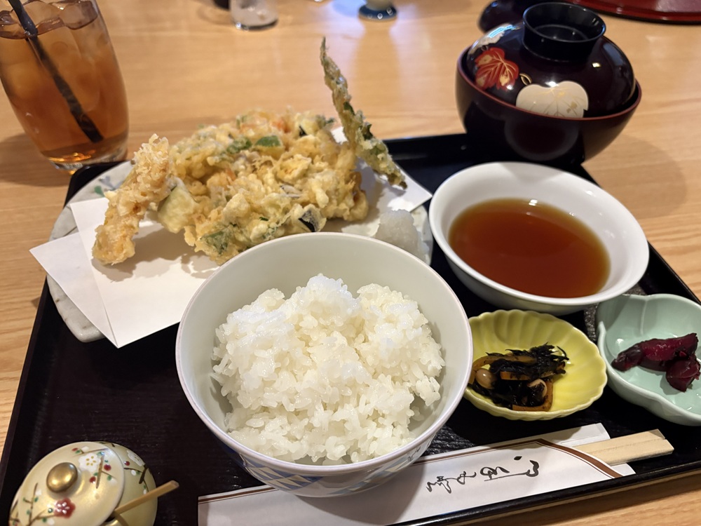 かき揚げ定食